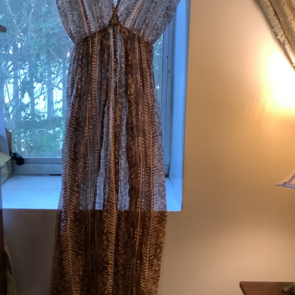 Elan maxi kimono coverup - Picture 2 of 5